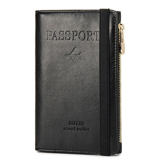 AeroShield™ Premium RFID Passport Wallet