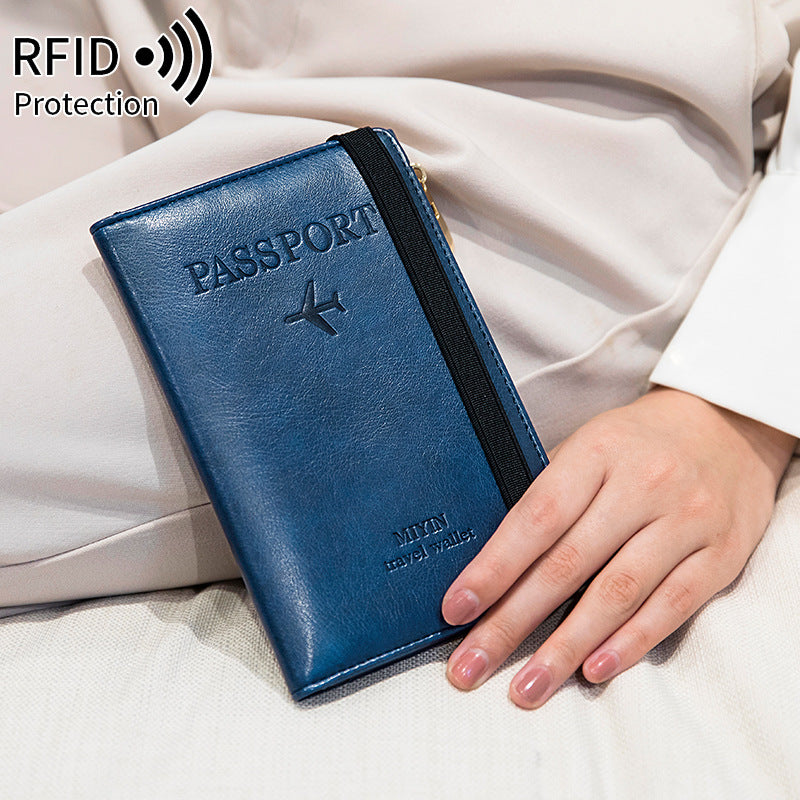 AeroShield™ Premium RFID Passport Wallet