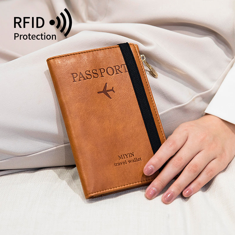 AeroShield™ Premium RFID Passport Wallet